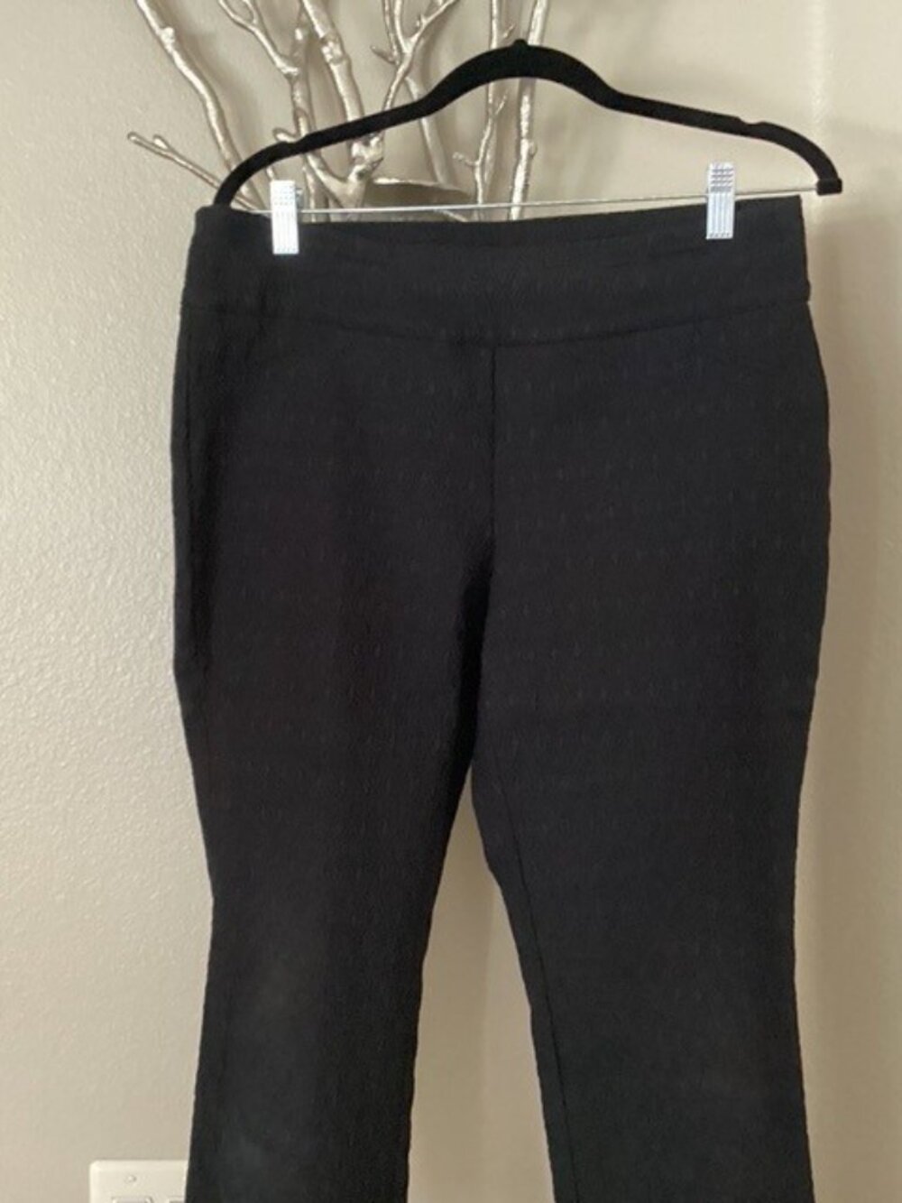 Charter Club black patterned women's capris, size 10 (worn once)